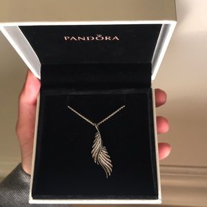 Pandora Feather Necklace!!